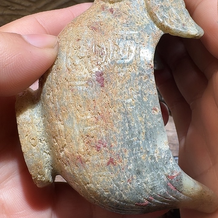 和田玉（糖玉）颈饰未镶嵌奔*