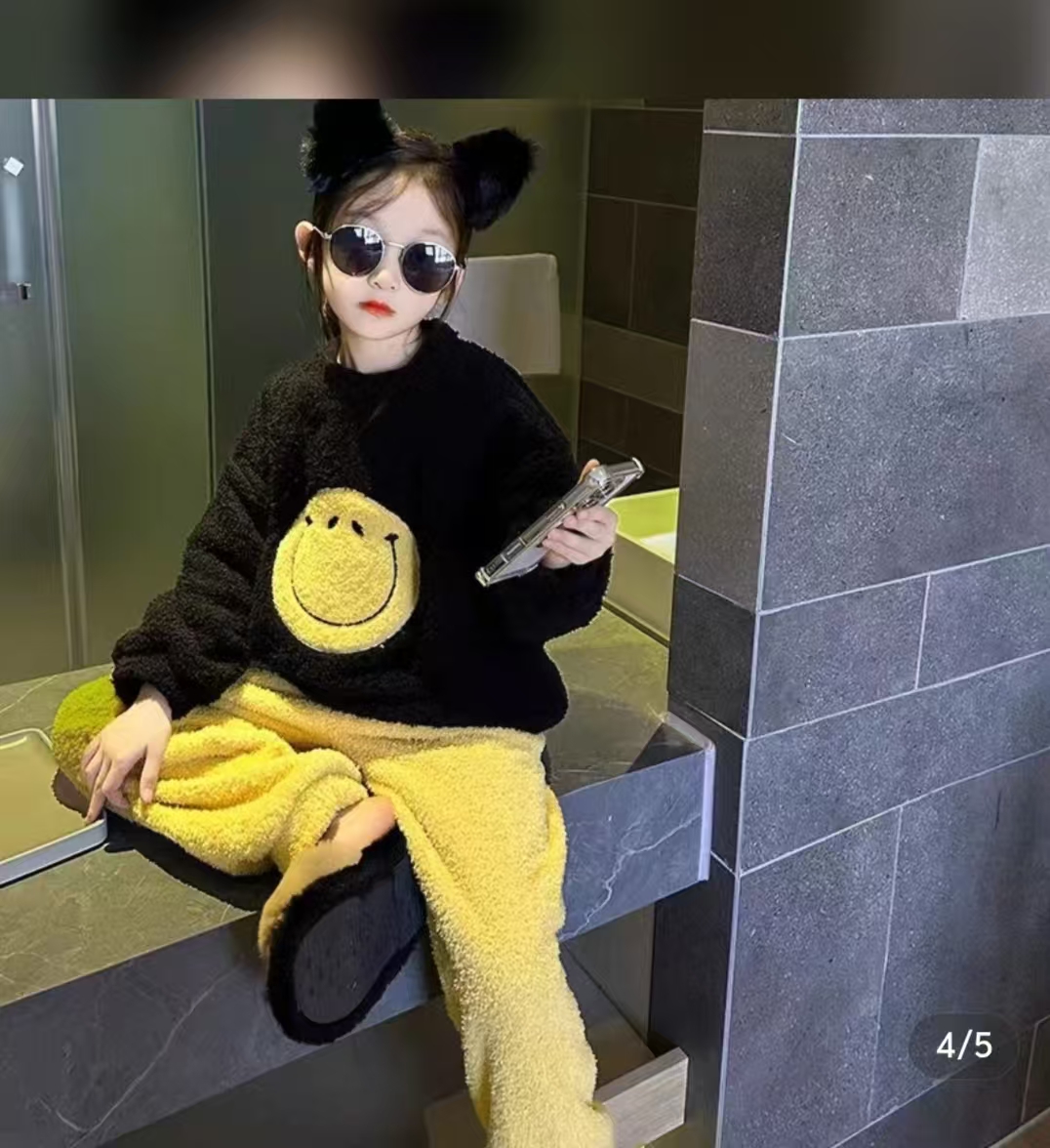 NO退换  冬季 儿童睡衣 男童 女童 保暖 家居服舒适宝宝大童