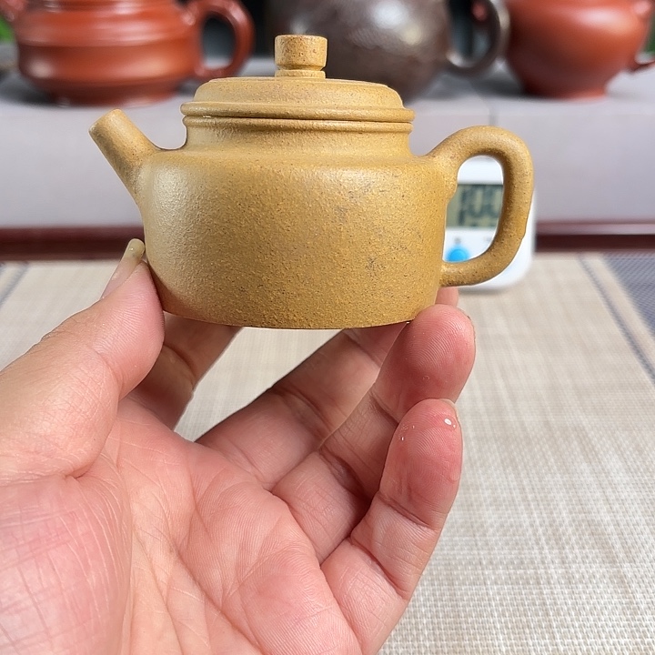 黄***受茶壶紫砂宜兴原矿泥料手工紫砂壶