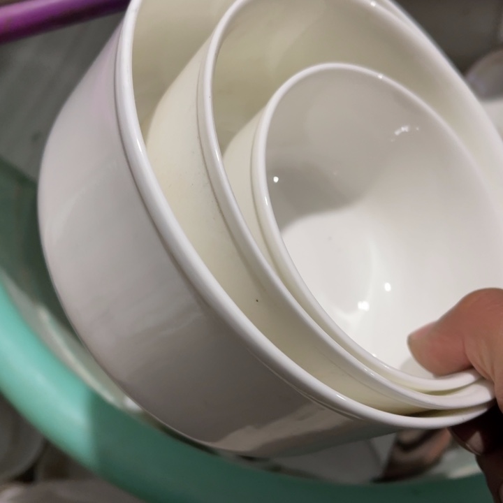 库存瓷器陶套碗骨瓷3个