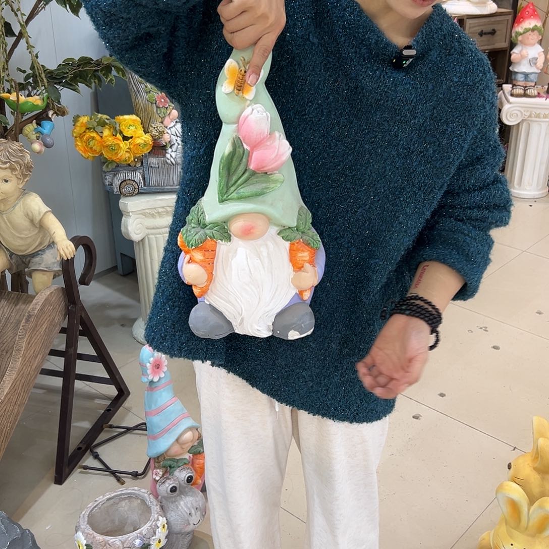 花园摆件红红火火微瑕