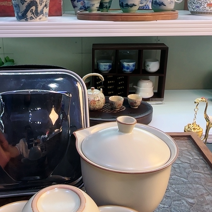 茶具套装旅行茶具茶叶罐玻璃水杯