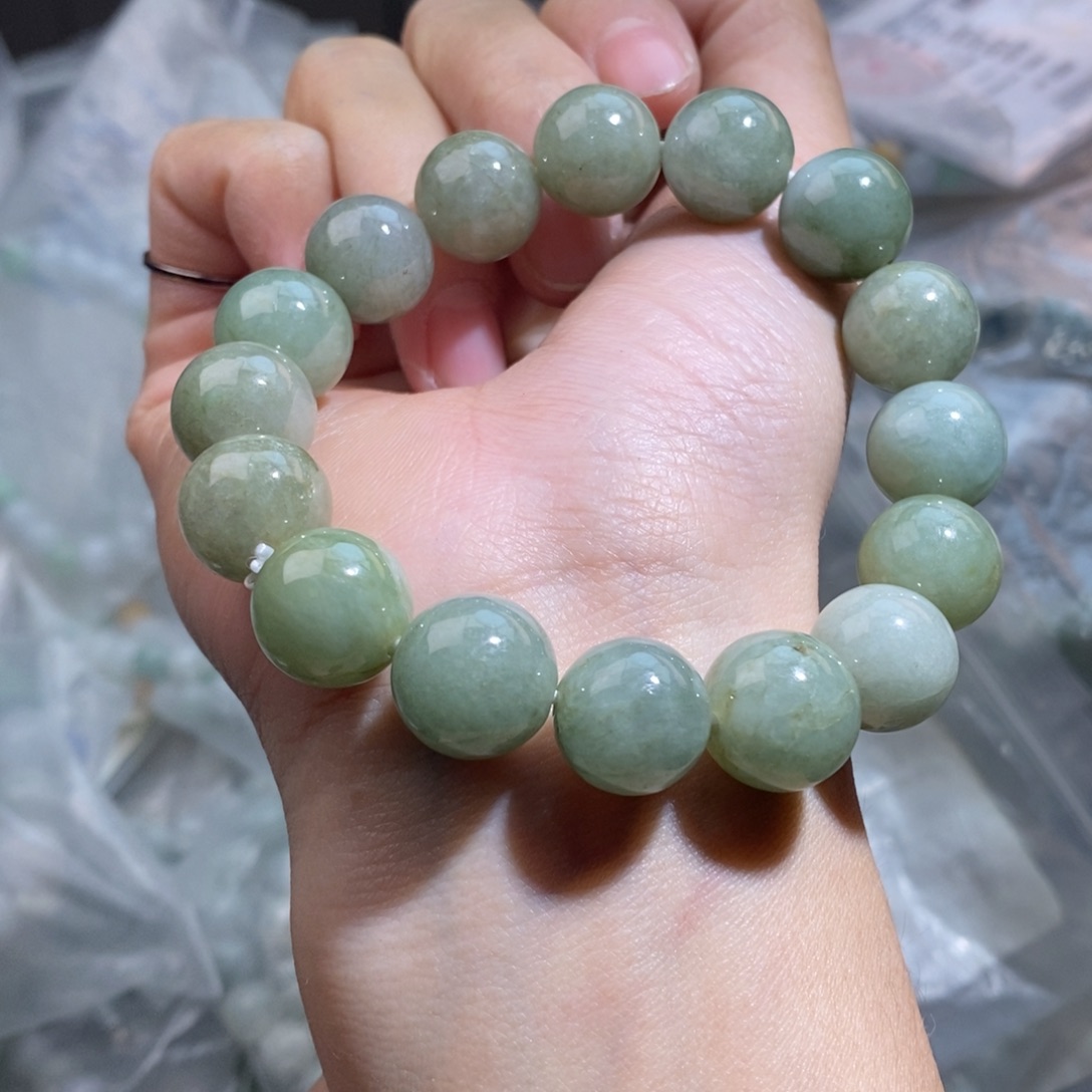 未镶嵌手串翡翠珠链