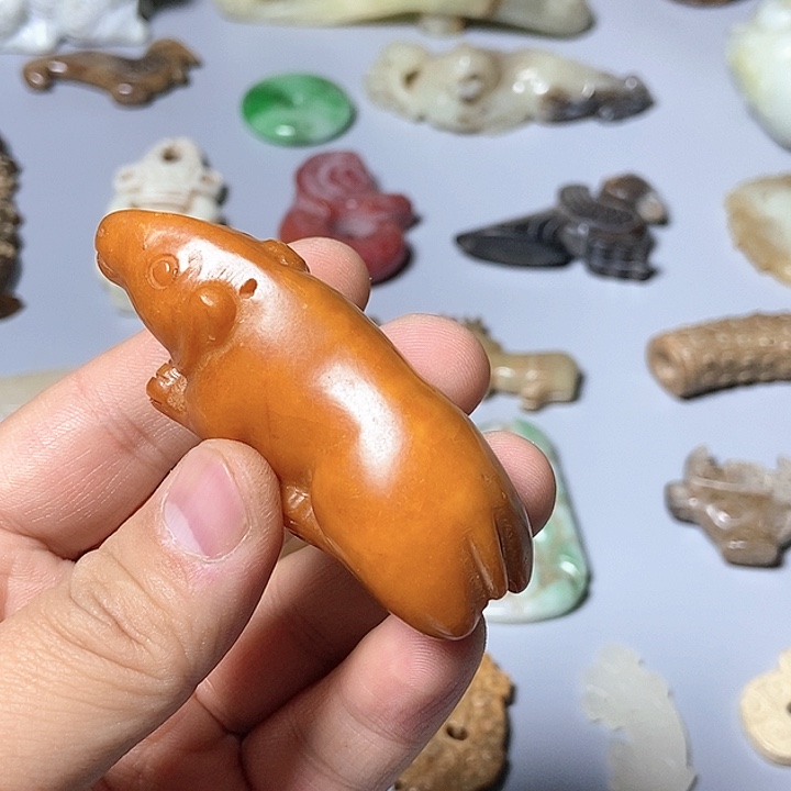 和田玉未镶嵌颈饰150