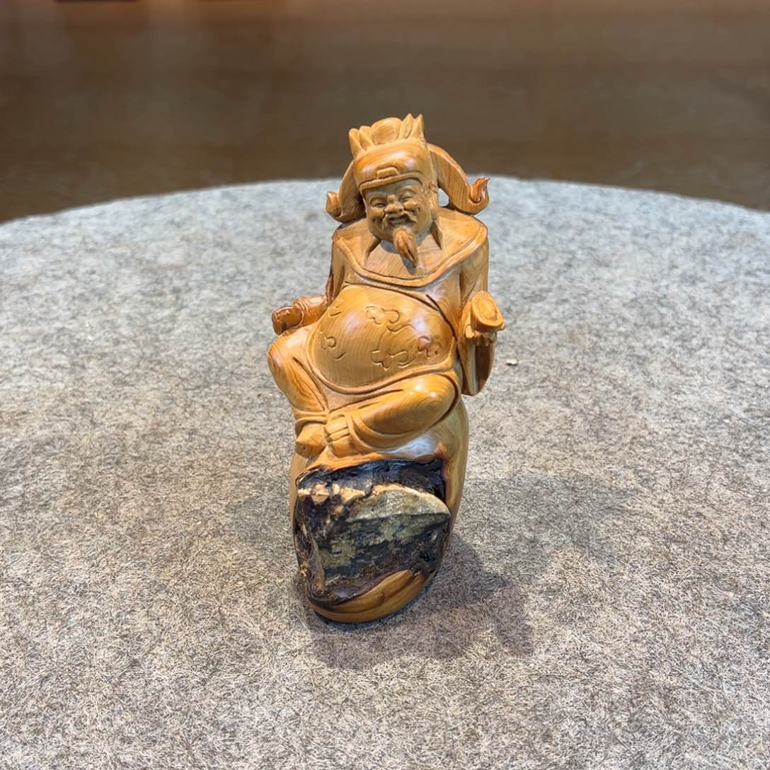 柏木（崖柏）苍*海根雕摆件工艺品