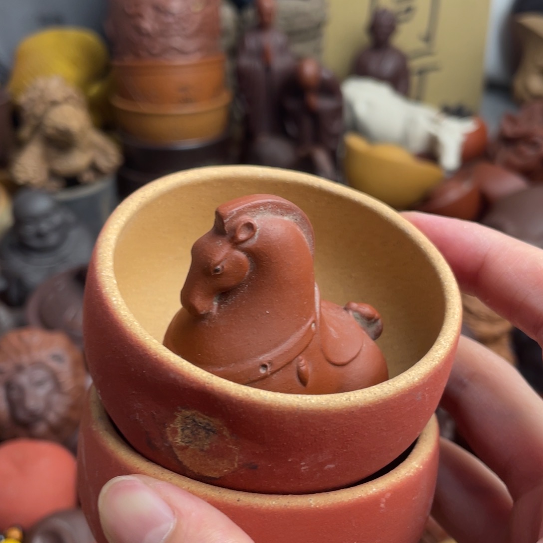 紫砂茶宠紫砂瑕疵