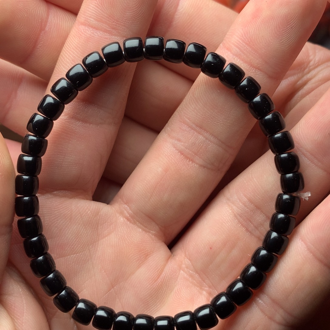 南红玛瑙未镶嵌1黑玛瑙单圈