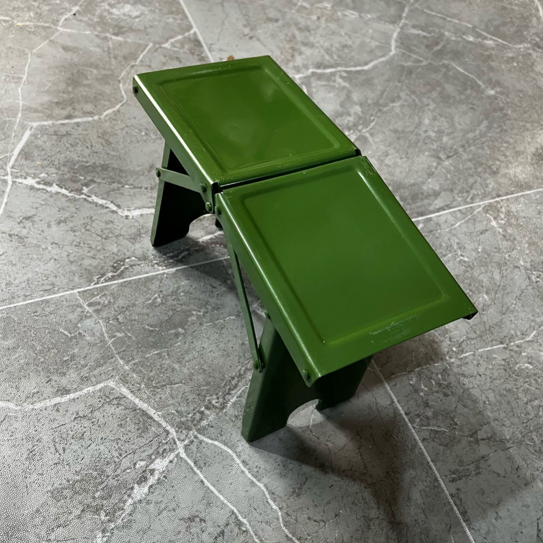 老货绿色折叠小钢凳0.95公斤