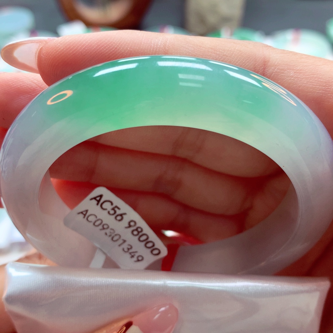 翡翠手镯未镶嵌56正（26）18号