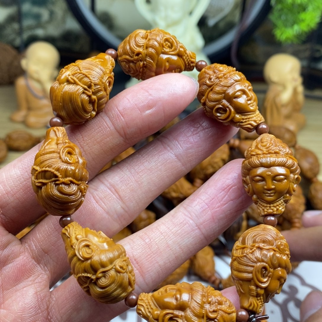 橄榄核手串/手链橄榄核雕工艺手串