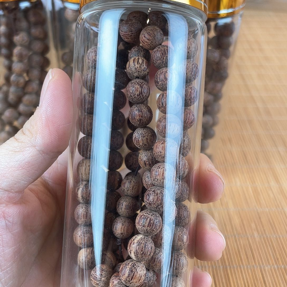 降真香手串/手链0.8/108到顶白棋楠爆金丝