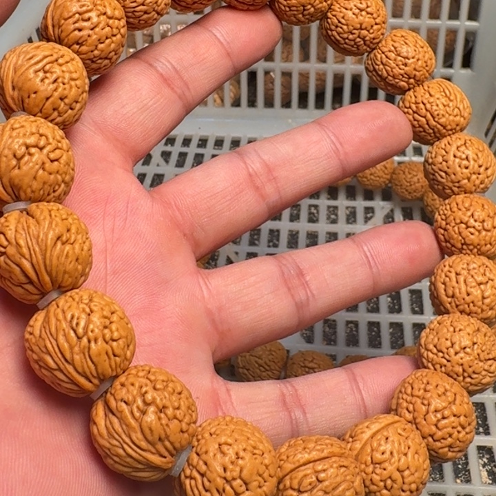 桃核吊坠龙鳞凤尾桃核手持