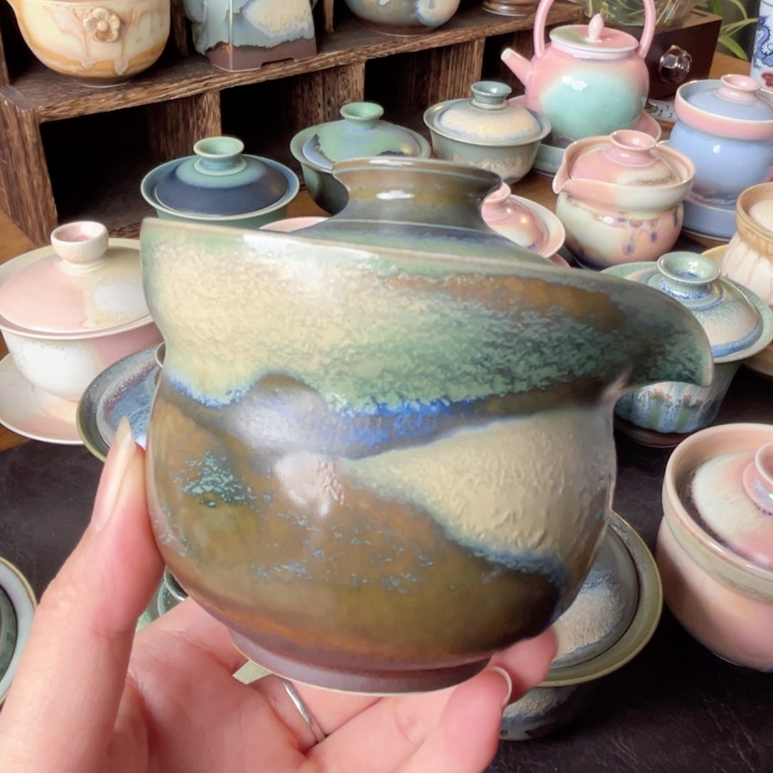 杯青現纯手工柴烧茶器