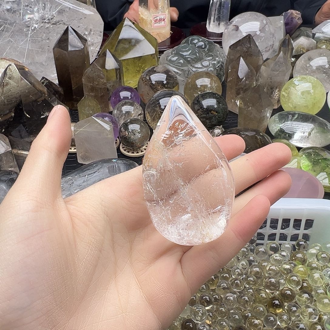 未镶嵌珠宝半成品水晶354水晶
