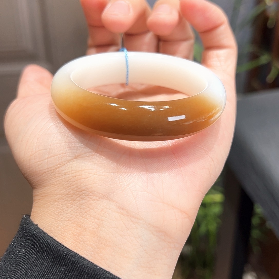 和田玉手镯53.54未镶嵌