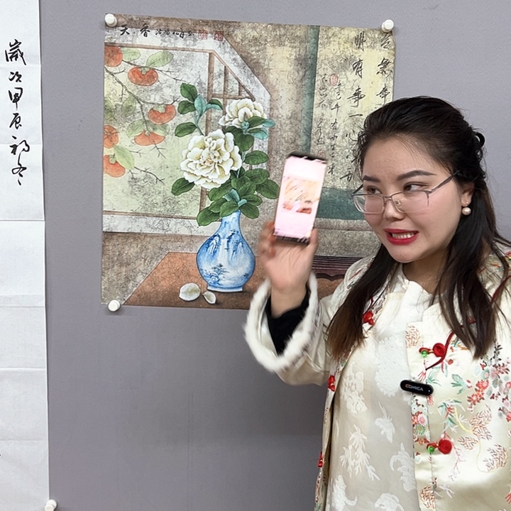 国画中美老师国画作品