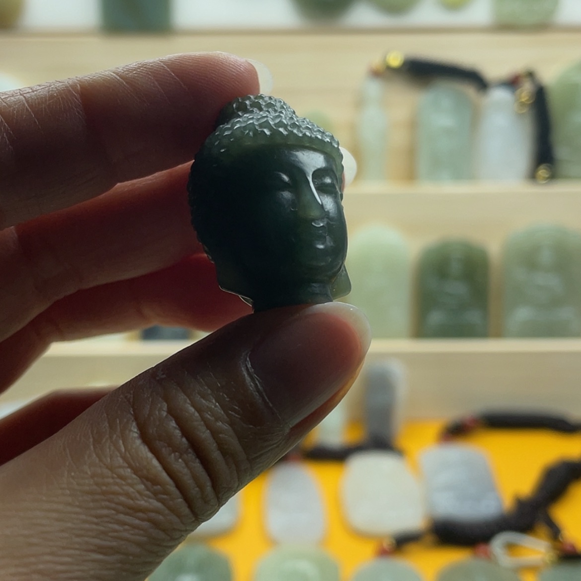 【闪购商品】立体佛头吊坠