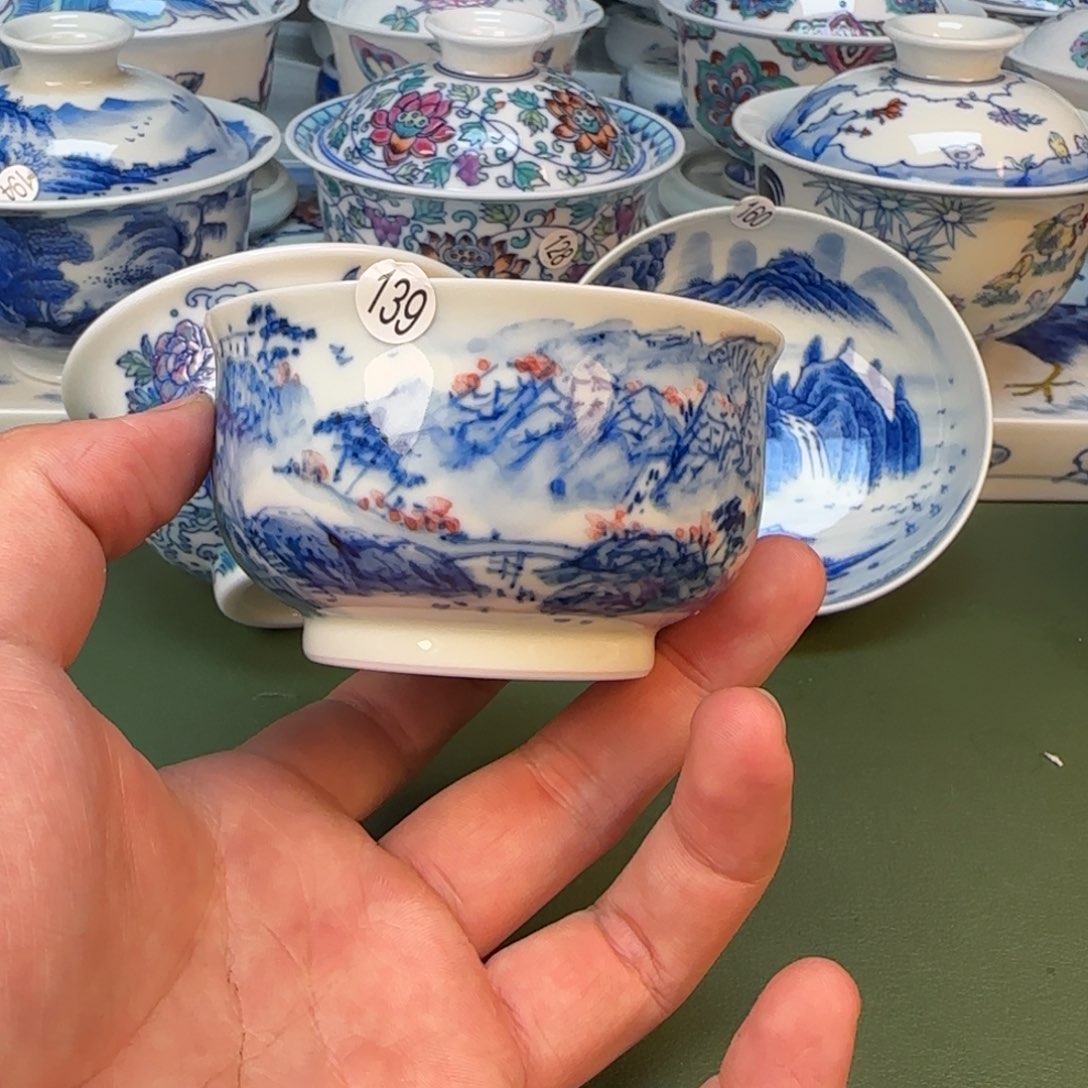 彦祖纯手工手绘茶具139