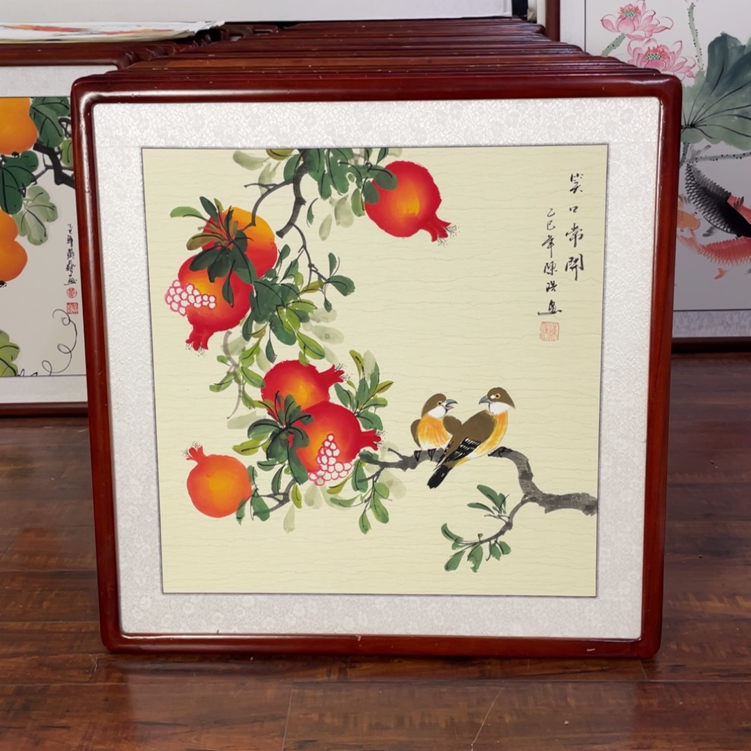 国画带框尺寸63*63厘米