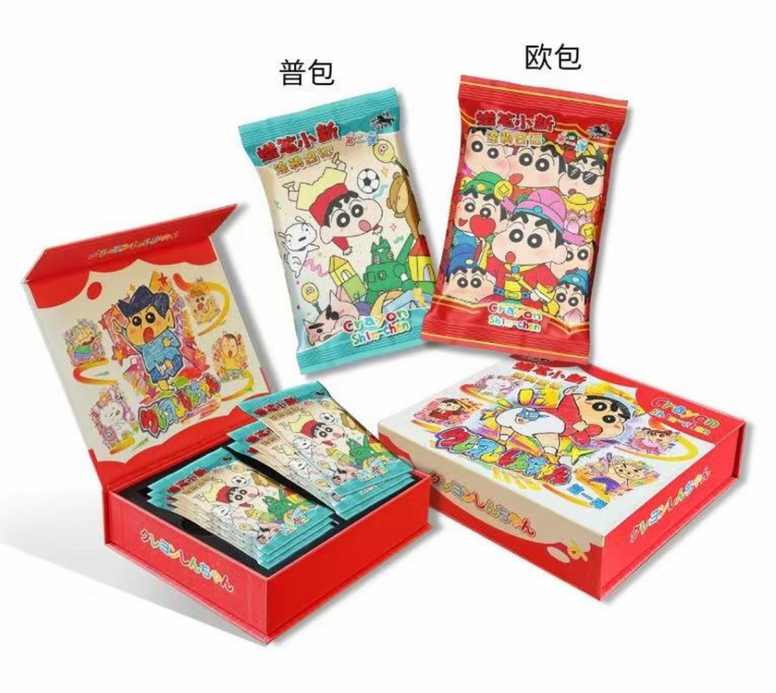 A【拆盒/车车】黑马文创蜡笔小新一弹 国卡二创收藏卡牌盲盒（代拆）