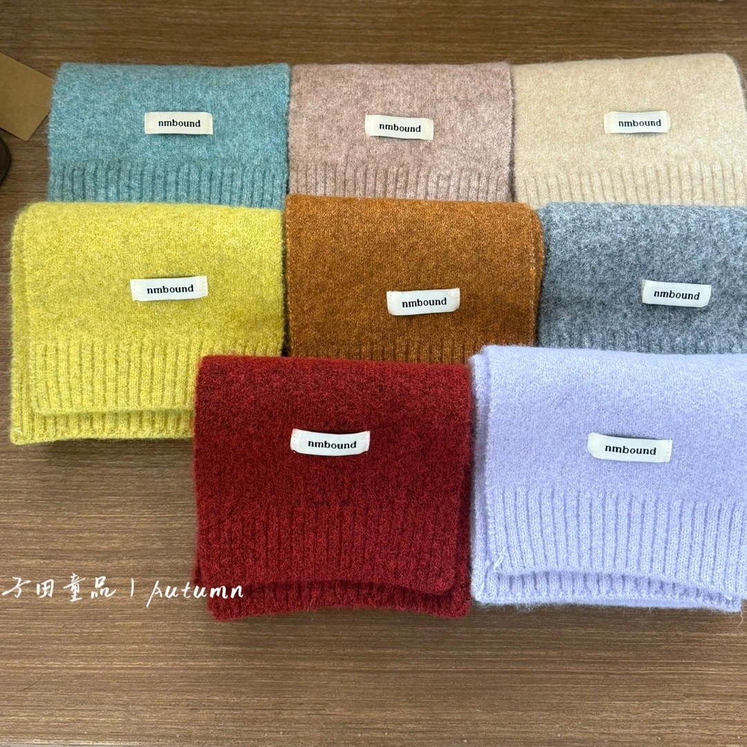 子田推荐-儿童针织贴标保暖围巾