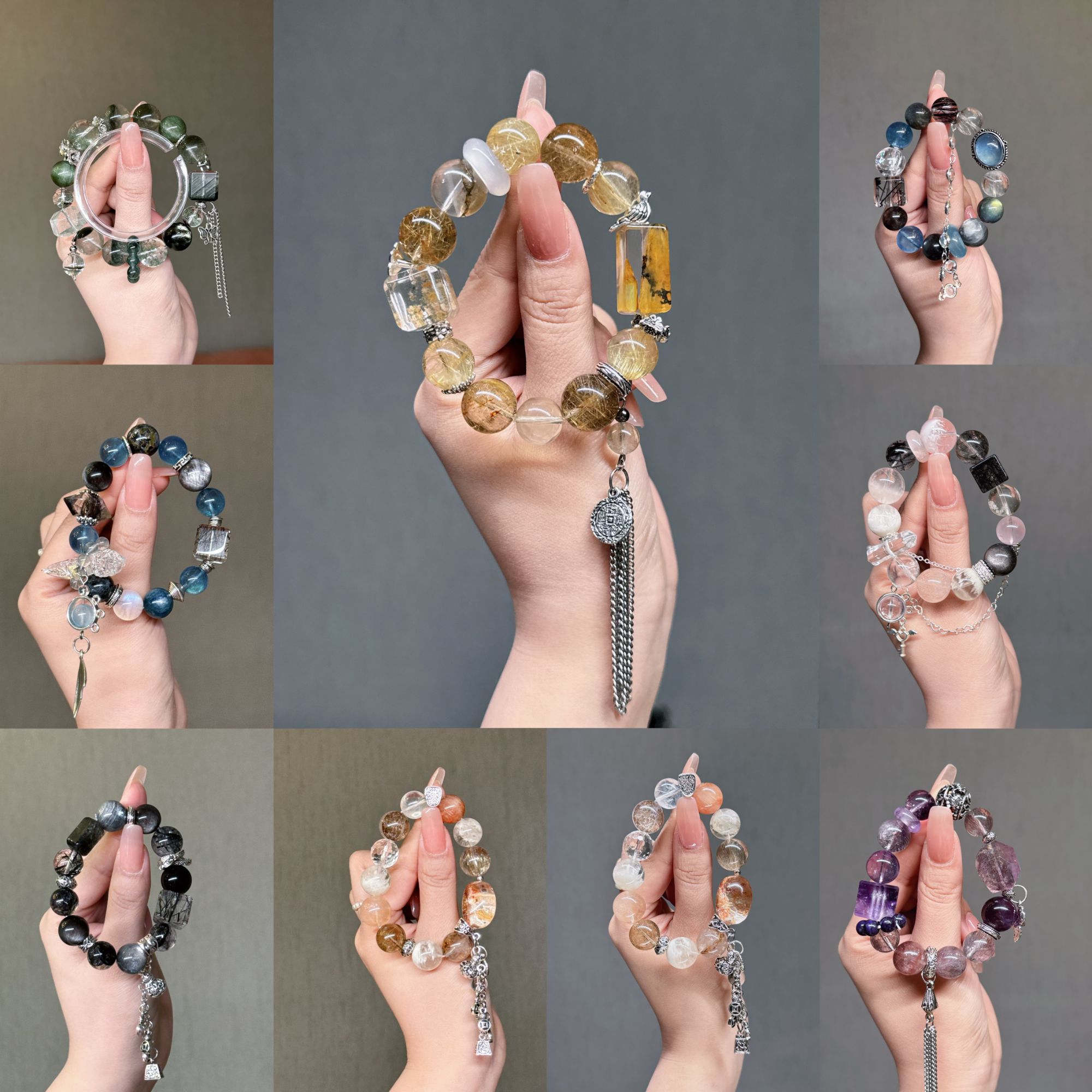 【直播间定制】高奢手串 主播确认后下单   亮晶晶Crystal手作