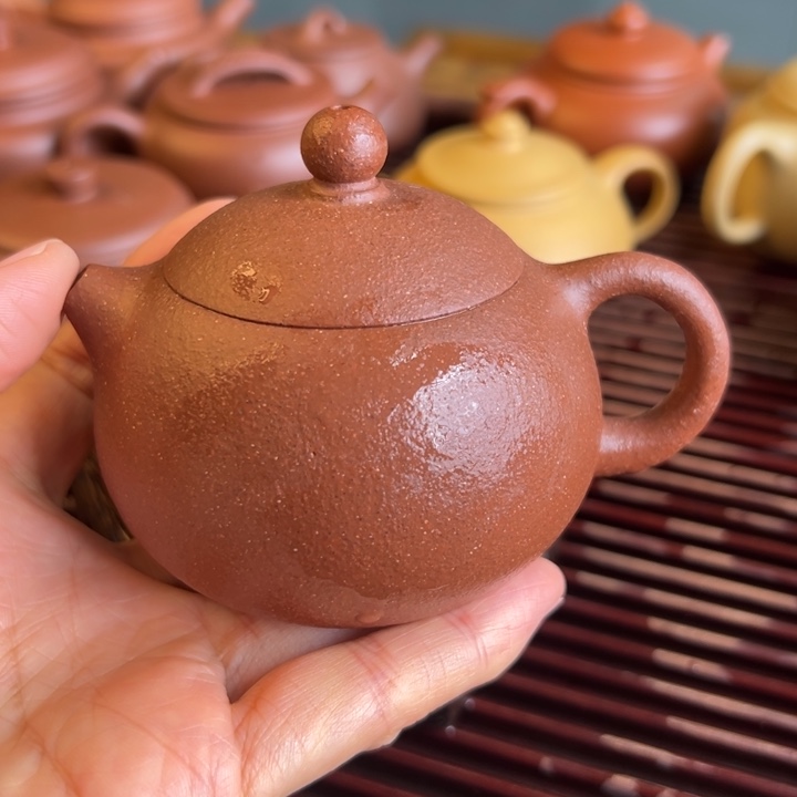 紫砂茶案紫泥西施150cc