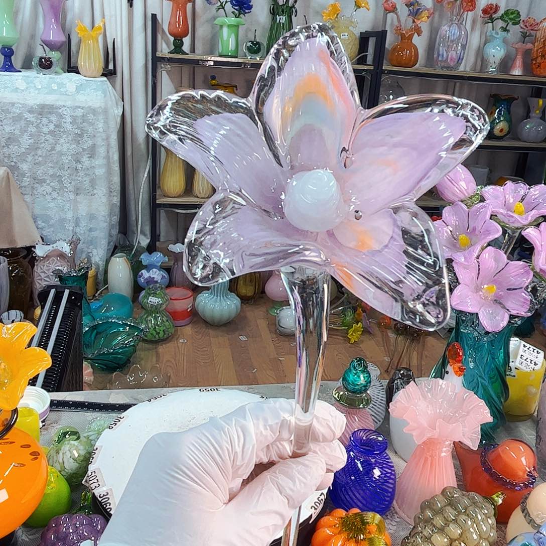 小花花家悦美居琉璃摆件