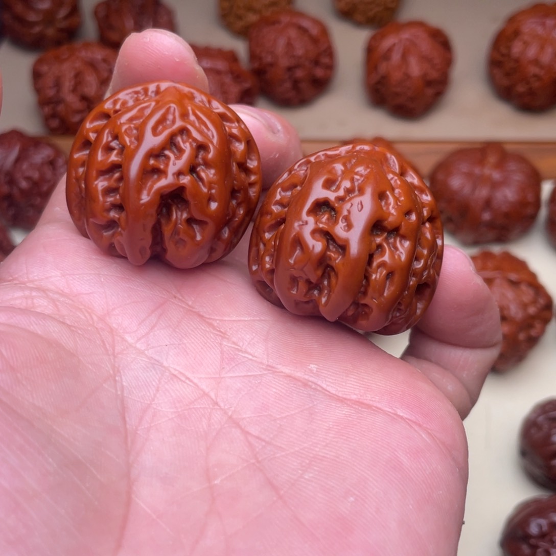 文玩核桃把件梧**叶秋子