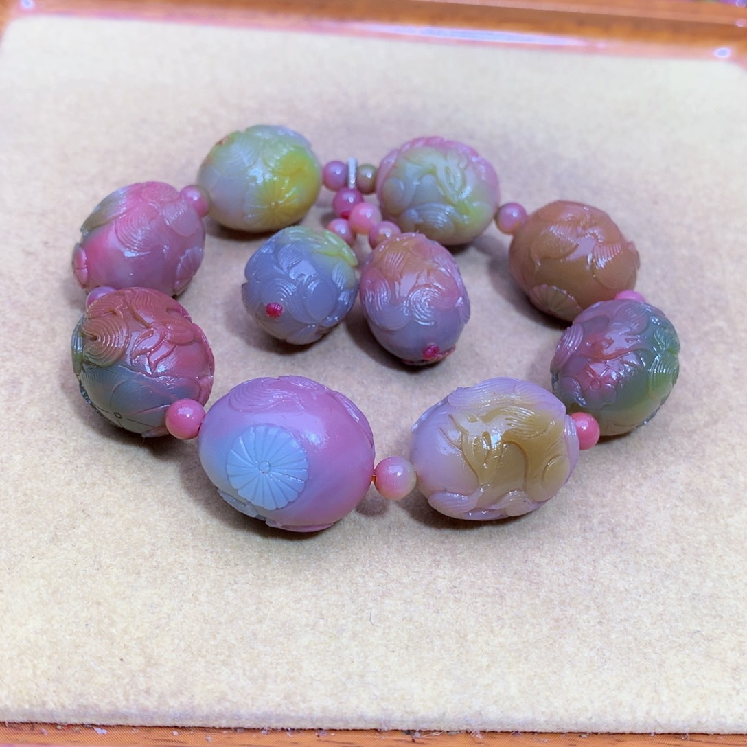 玛瑙未镶嵌手链盐源