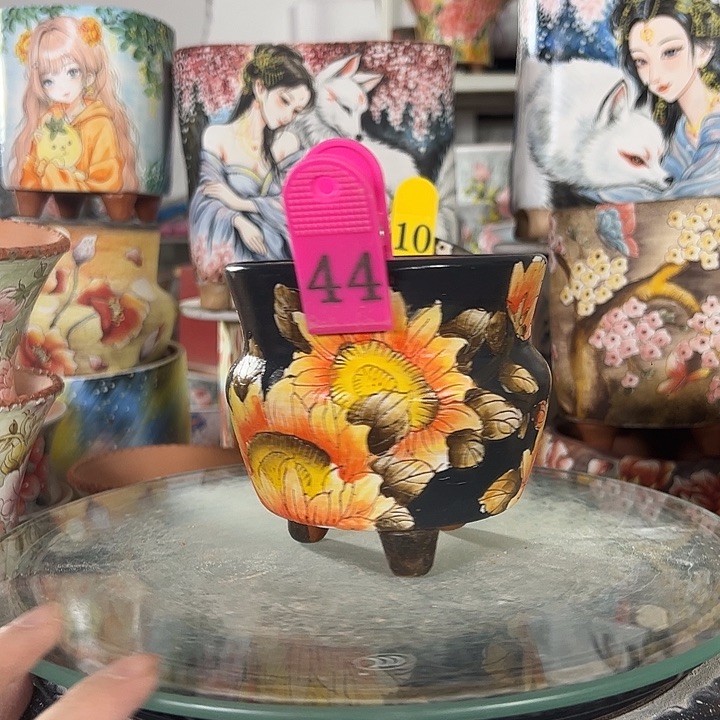 景德镇手绘花盆性价比超高