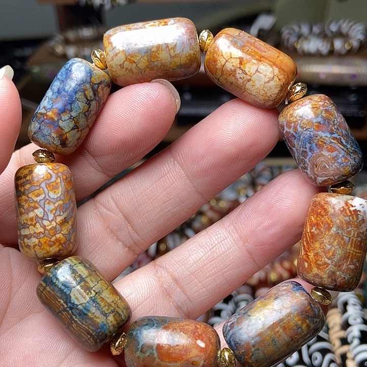 玛瑙/玉髓未镶嵌手链