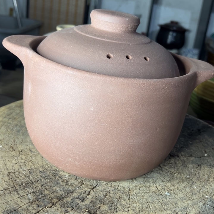 库存尾货紫砂干烧锅一套口径22