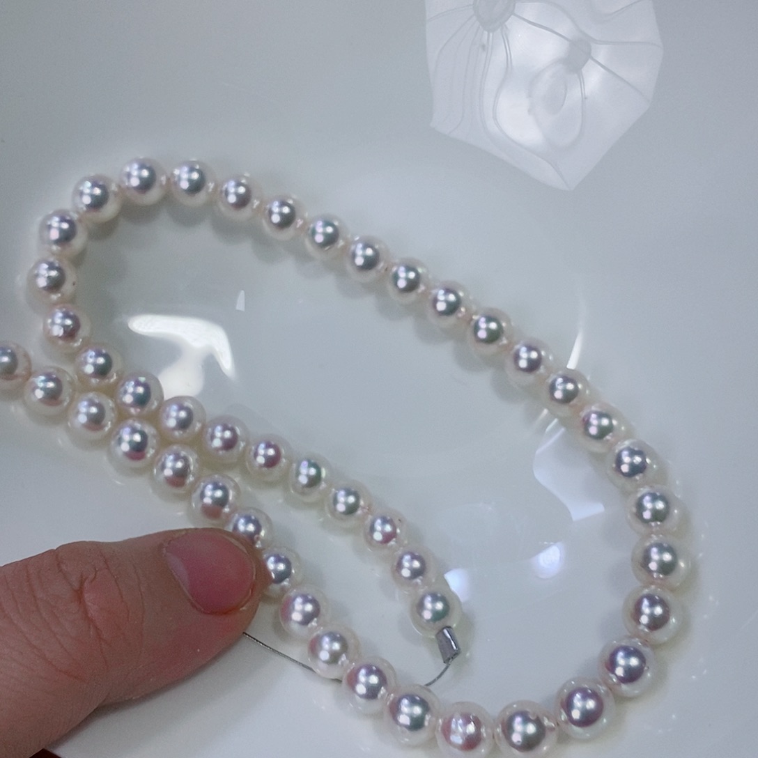 海水珍珠颈饰银S925镶嵌