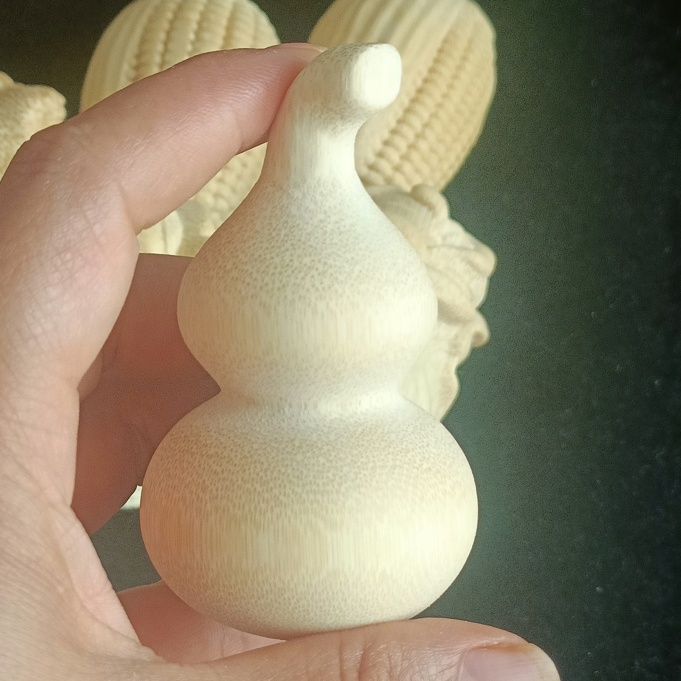 大特价实心竹手把件葫芦百财摆件盘玩竹雕龙血金丝竹