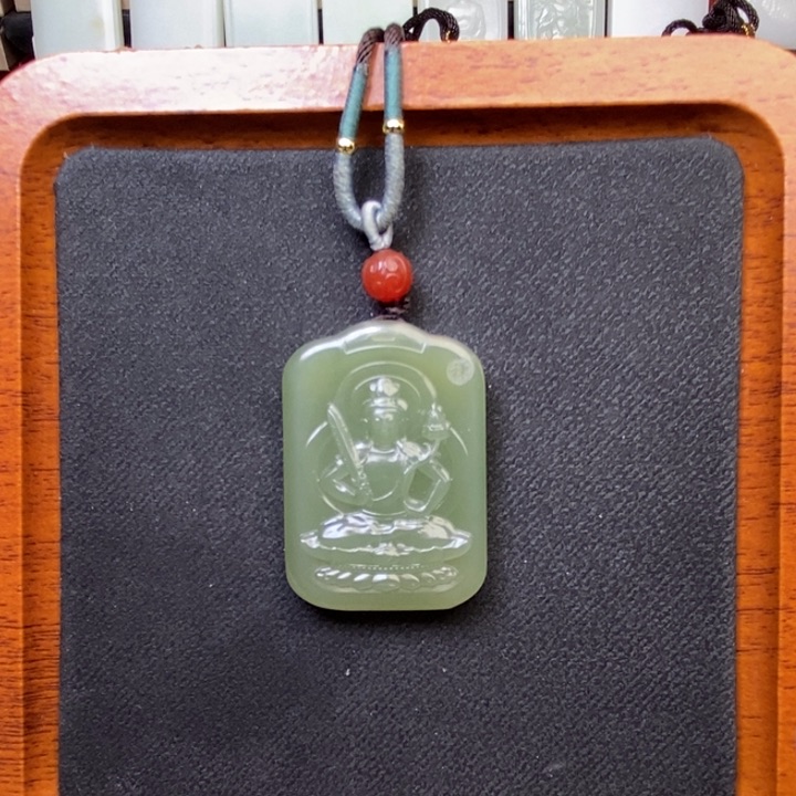 和田玉颈饰未镶嵌闭****2