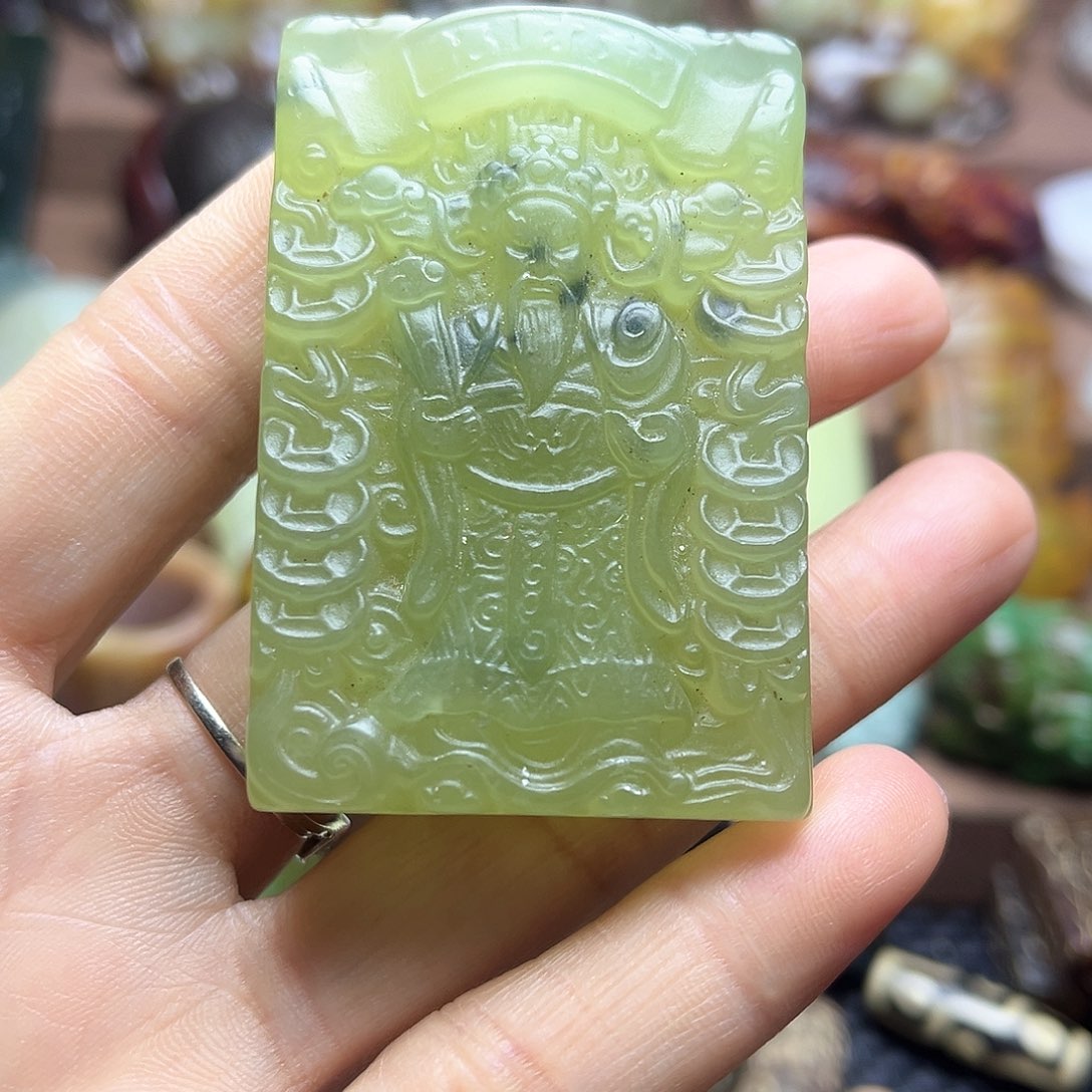 白玉菩提吊坠155。。