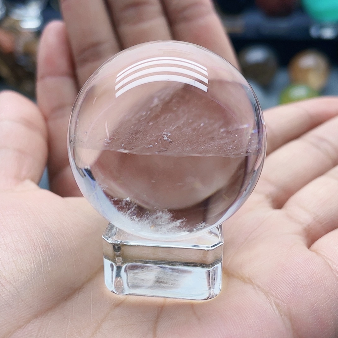 一***光未镶嵌水晶珠宝半成品