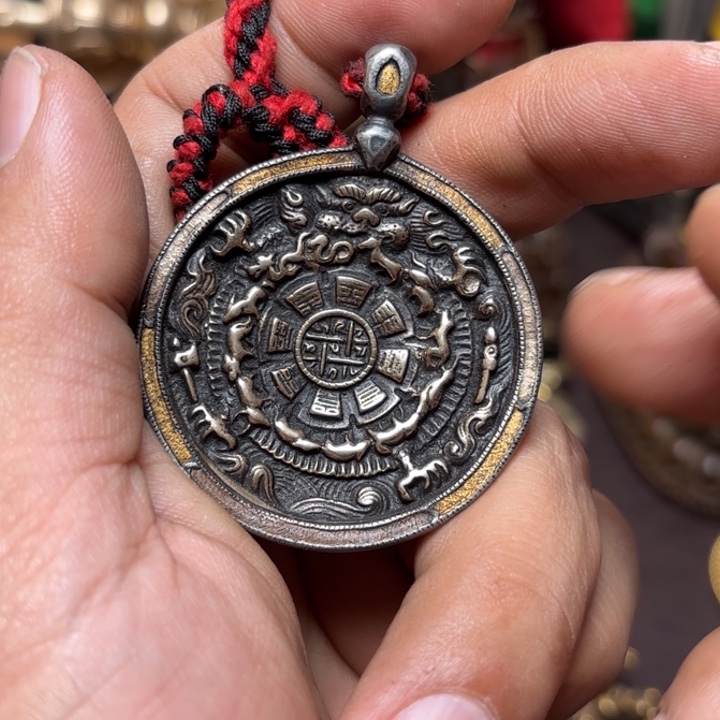 天***悠铜星月菩提挂件菩提