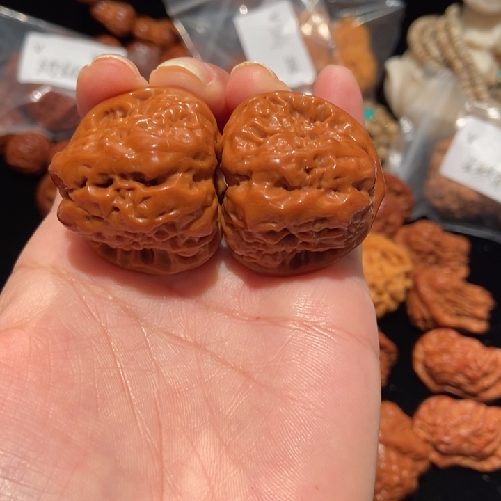 文玩核桃把件37蛤蟆头