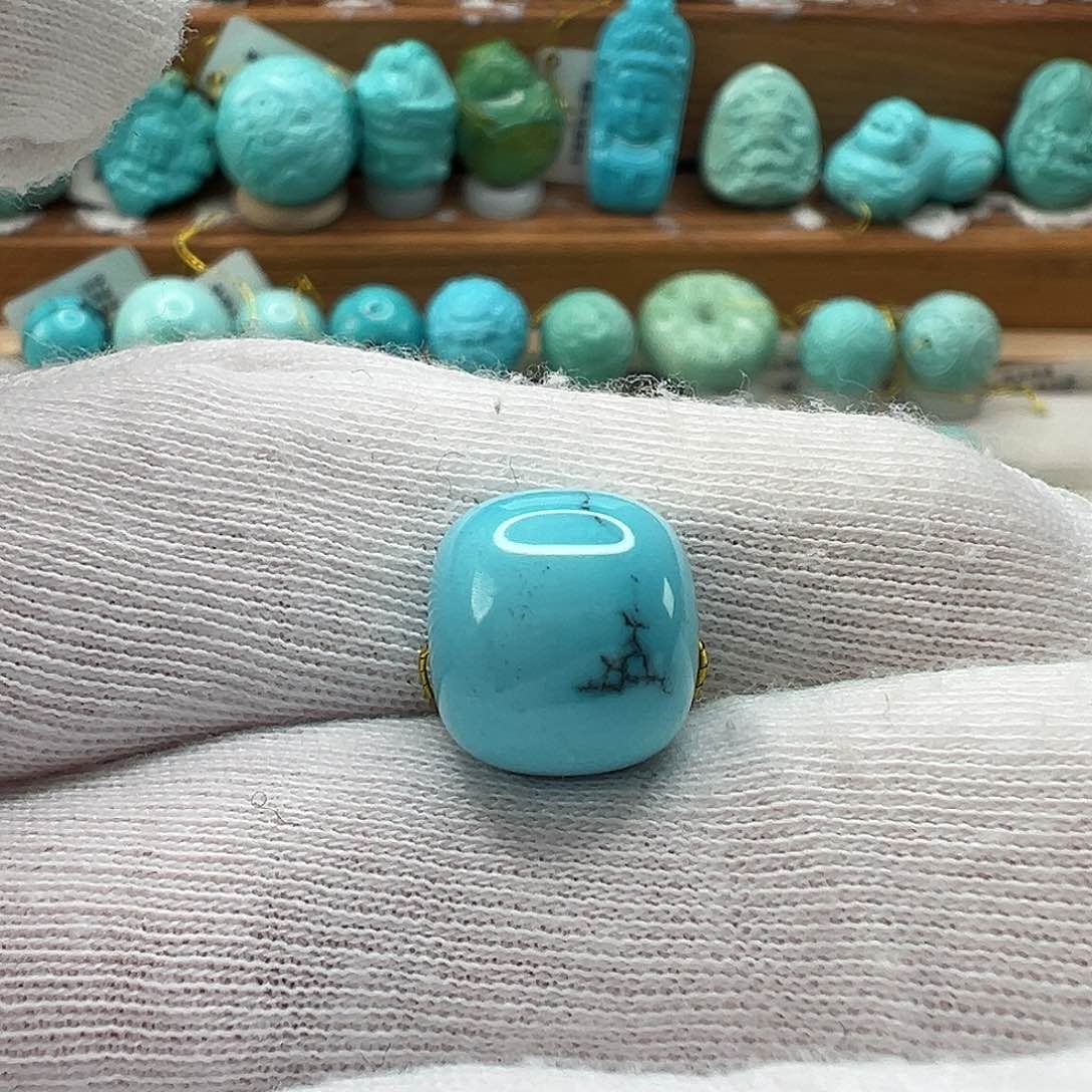 绿松石老型珠 未镶嵌