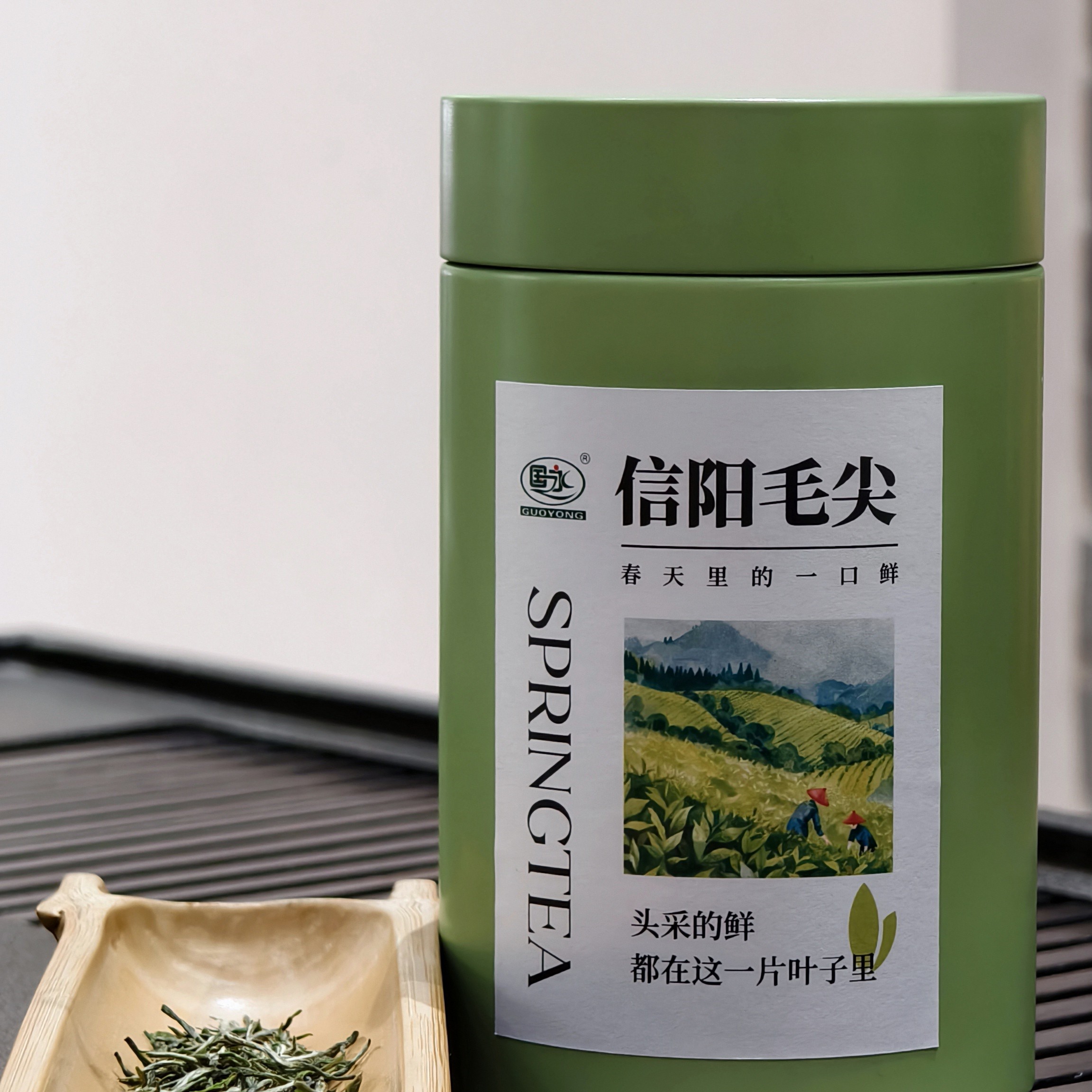 【00后茶馆】春日限定特级明前信阳毛尖私家茶园罐装伴手礼100克