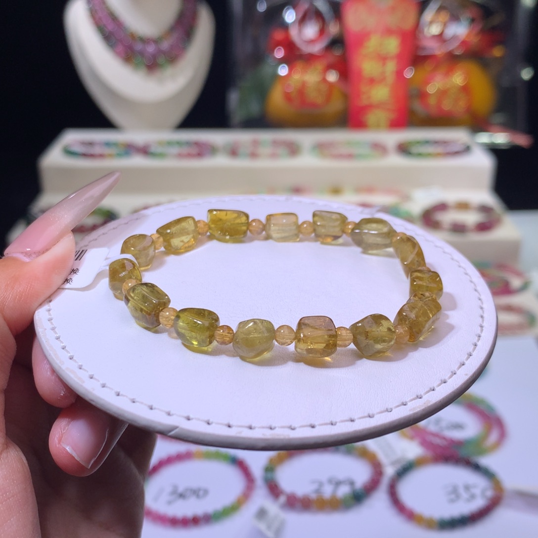 碧玺手链未镶嵌碧玺