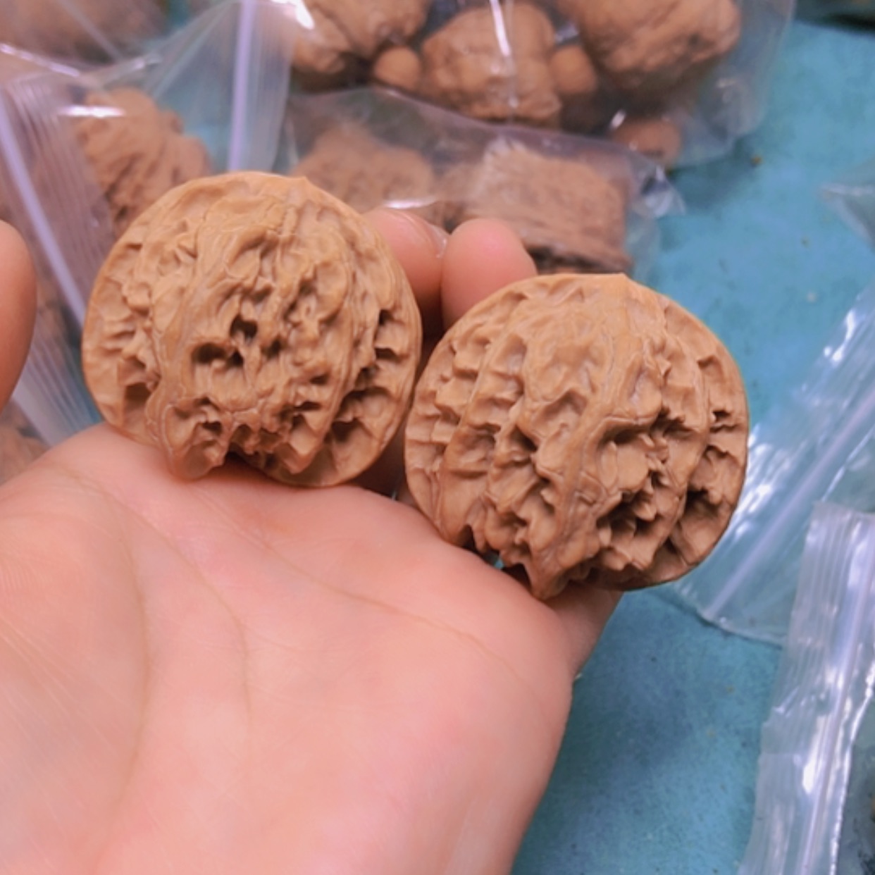 【闪购商品】把件核桃40苹果有修