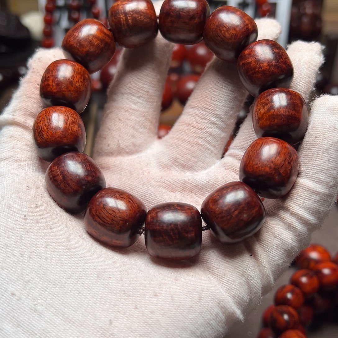 木1.8龙胆闪电波老型珠