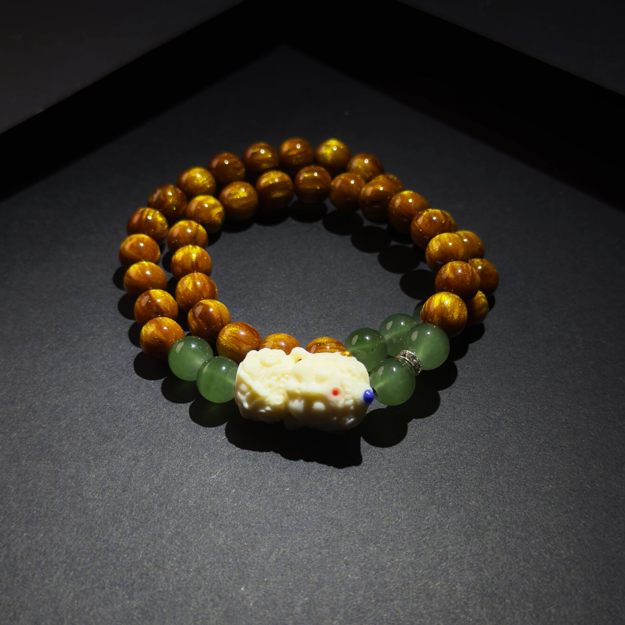 DA 1138 金丝海柳度母手串（无礼盒）