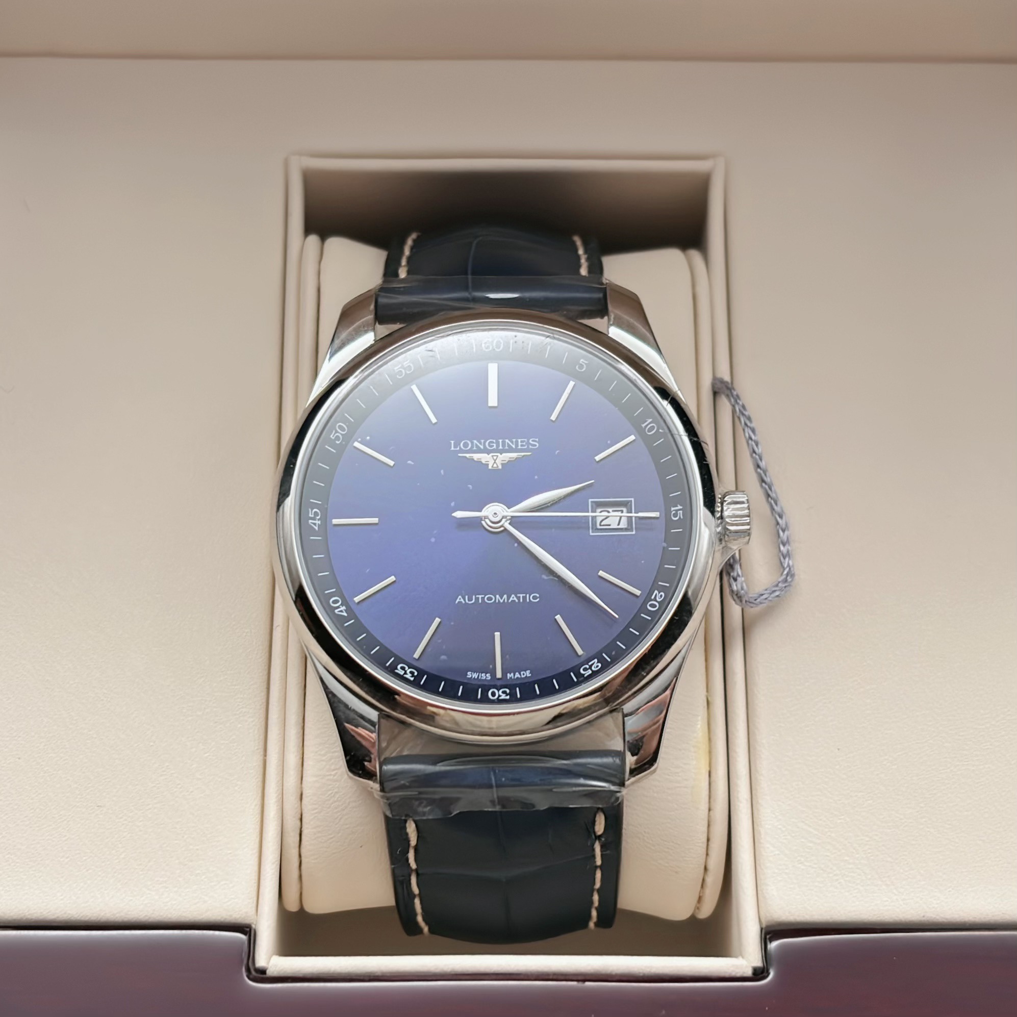 未使用 Longines/浪琴 名匠系列/L2.793.4.92.0/40MM/机械/18200