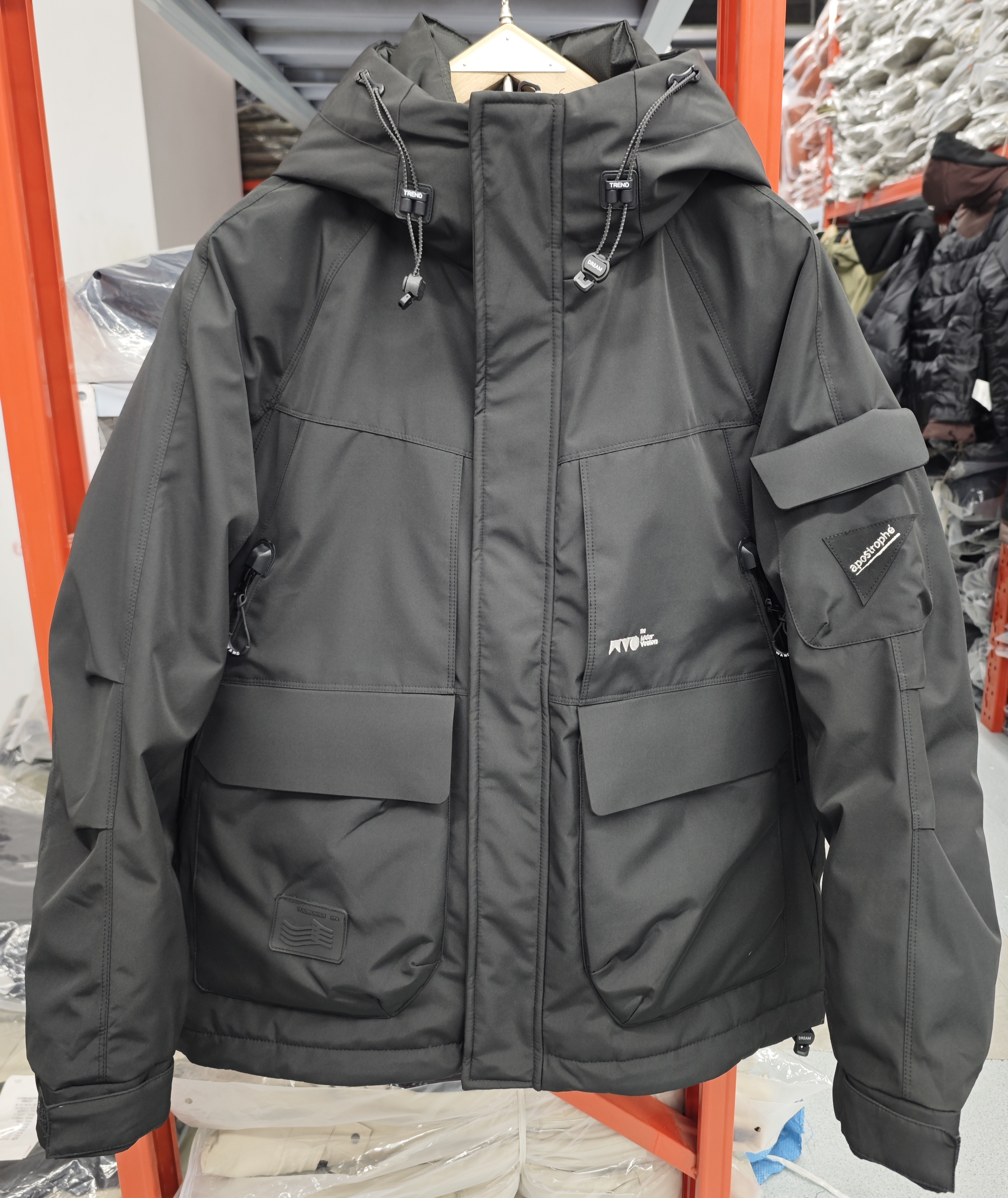 *（帅大）【月光手书】冬季情侣保暖外套9037非标服（无水洗标）