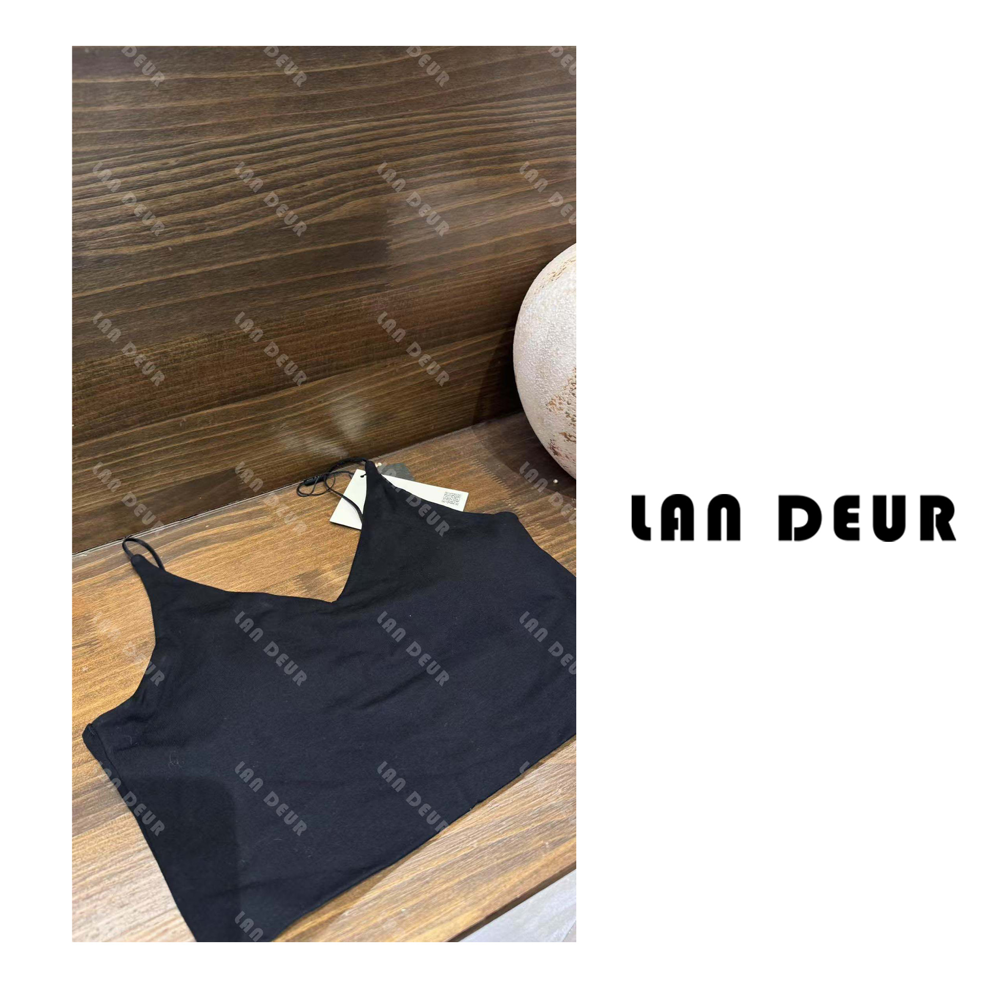 JIUJIU【虚拟世界】简约休闲V领吊带美背