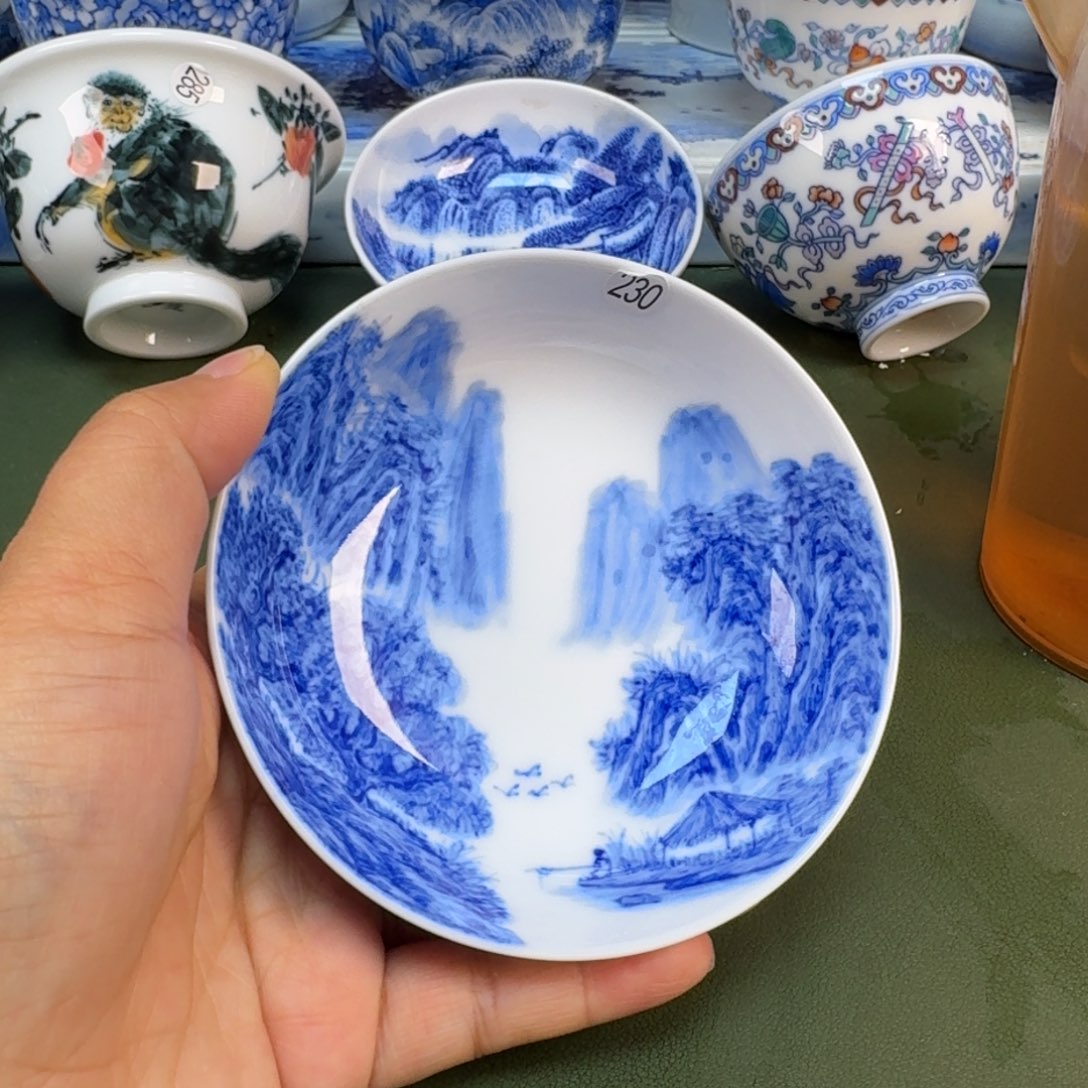陶景德镇纯手绘茶具圆圆230